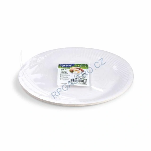 Papírové talíře bíléFSC Mix) Ø23cm [10 ks]  (65223 - 3B)