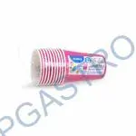 Papírové kelímky fuchsia (PAP/PE) (Ø 74 mm), 240 ml [10 ks] (65398)