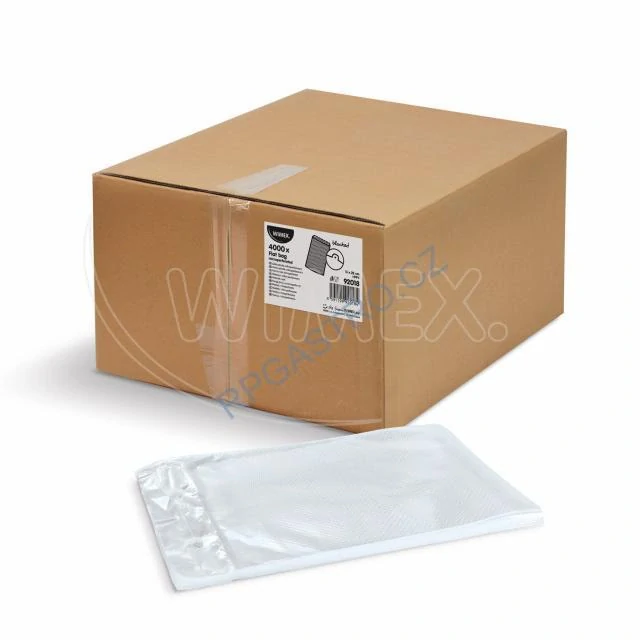 Sáčky ploché (PP) mikroperforované průhledné 18 x 25 cm v bloku [4000 ks] (92018)