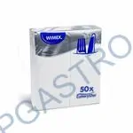 Ubrousky CutleryStar 2vrstvé bílé 38 x 32 cm [50 ks]  (kapsy na příbor)  (87100)