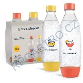Sodastream Lahev FUSE 2 x 1l Orange/Yellow do myčky - E31