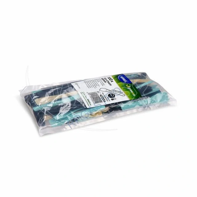 Zmrzlinové lžičky (bio-kompozit) barevné mix 9,5cm [100 ks] (40004)