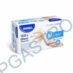 Rukavice (Vinyl) nepudrované transparentní `M` [100 ks] (68126)