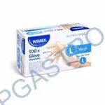 Rukavice (Vinyl) nepudrované transparentní `L` [100 ks] (68127)