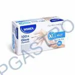 Rukavice (Vinyl) nepudrované transparentní `XL` [100 ks] (68128)