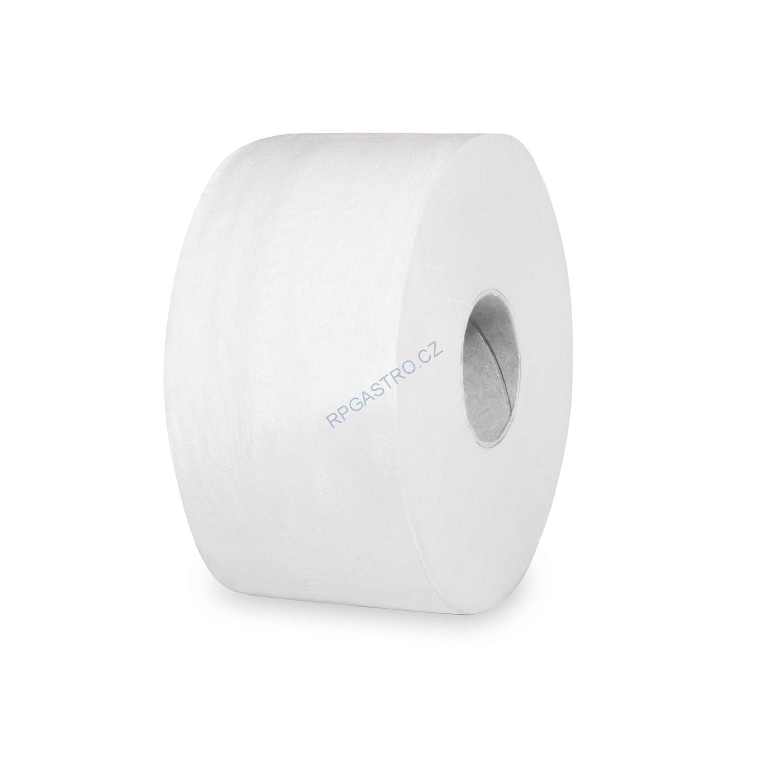 NEPOSÍLÁME - Toaletní papír JUMBO 2-vrstvý tissue Ø 19 cm, návin 145 m, bílý [12 ks] (60319) Pouze vlastní odvoz nebo rozvoz Náchod a okolí do 12-ti km