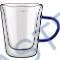 LT9119 Sada termo-sklenic SET TEA MODRÝ 300 ml VASO LAMART, 2 ks