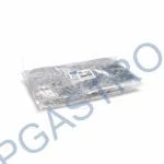 Sáček čirý (OPP) s křížovým dnem Hvězdy zlaté 14,5 x 23,5 + 6 cm [100 ks] (93114)