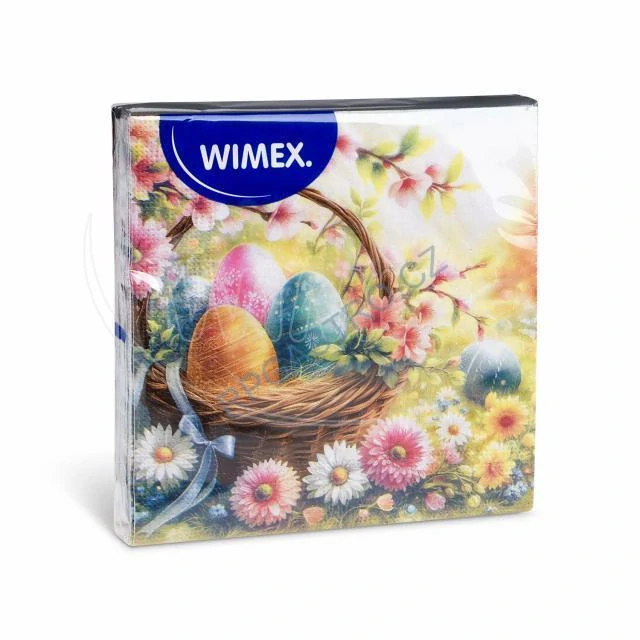 Velikonoční ubrousky 3-vrstvé 33 x 33 cm (PAP - FSC Mix), 20 ks  (83104 - CH3N) Doprodej.