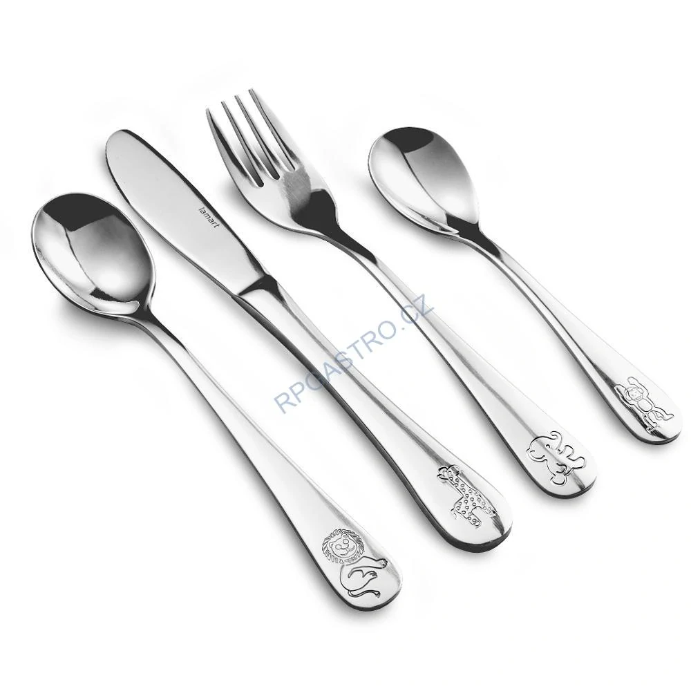 LT5005 Dětské příbory SET 4 ks ZOO LAMART