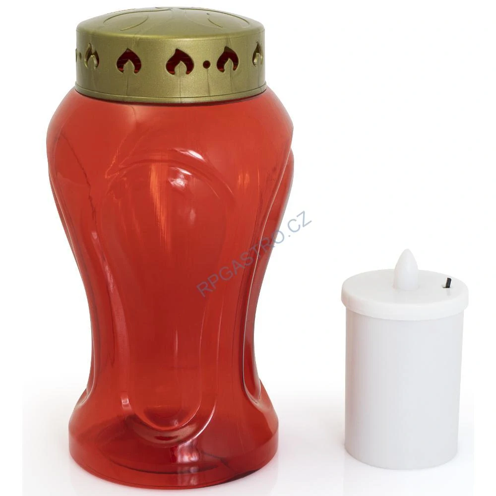 LED hřbitovní SVÍČKA  RLC 39 168 mm RETLUX