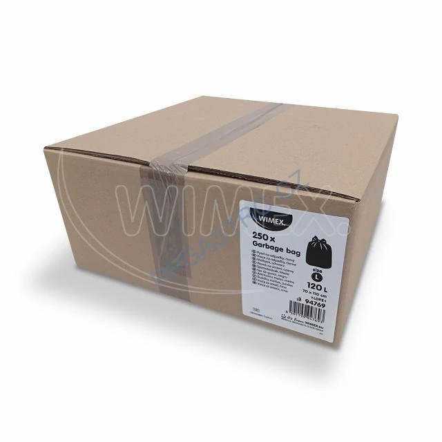 Pytle na odpadky multipack (LDPE)  černý 70 x 110 cm 120L [10 x 25 ks]  (94769)