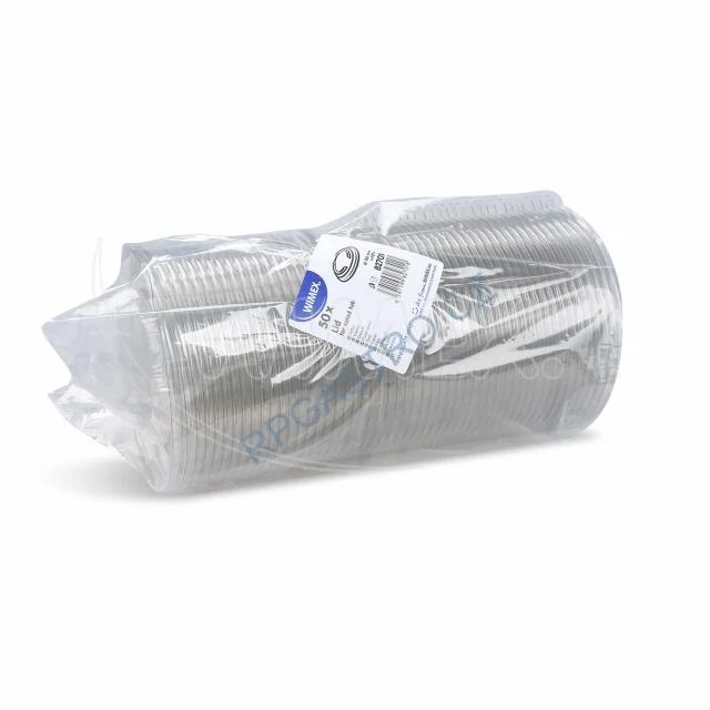 Víčko průhledné (rPET) pro papírové misky Ø150 mm [50 ks] (82701)