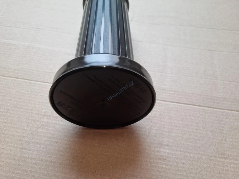 Váza na hrob Rovná se závažím 21,6 cm, černá, 1 ks