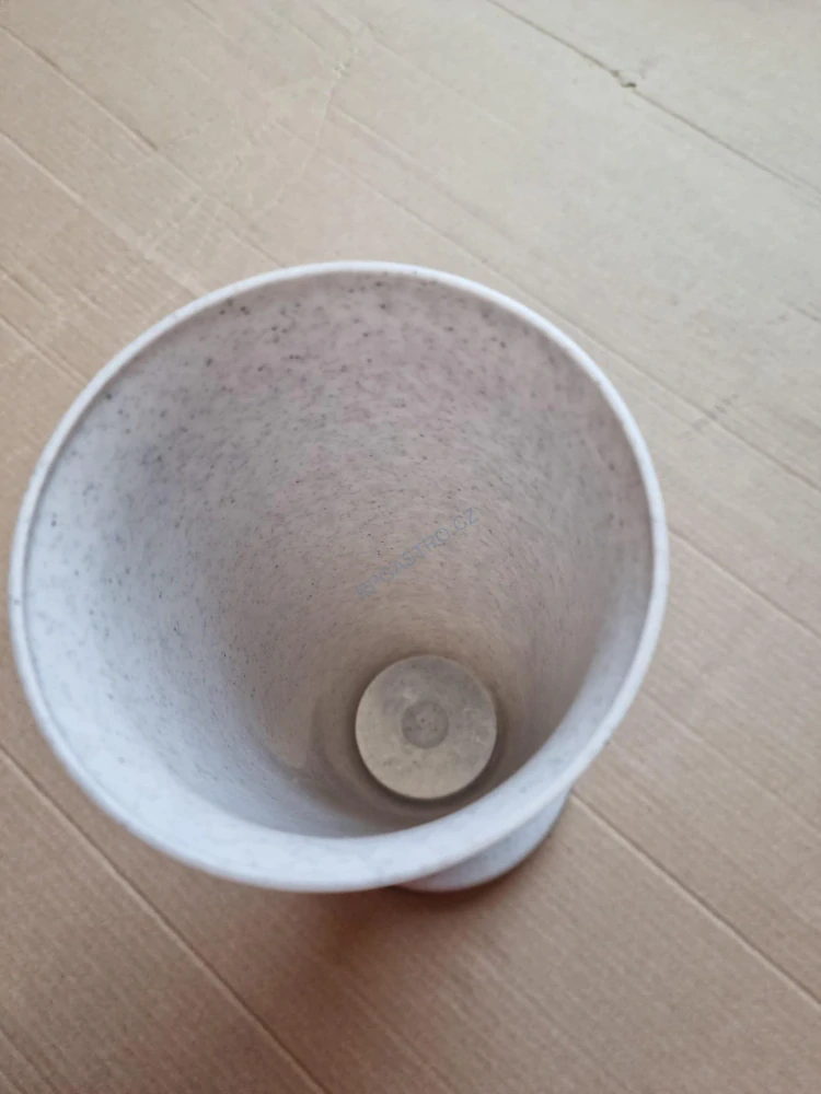 Váza na hrob Vysoká se závažím 27,4 cm mramorová