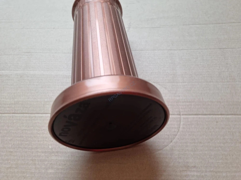 Váza na hrob Rovná se závažím 21,6 cm, měděná