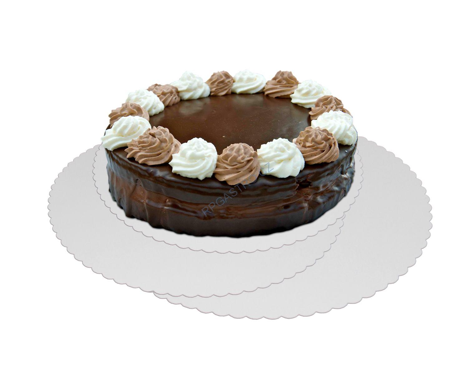 Lepenkové podložky pod dort Ø 24 cm RECY [1 ks] (71624.1-12A)