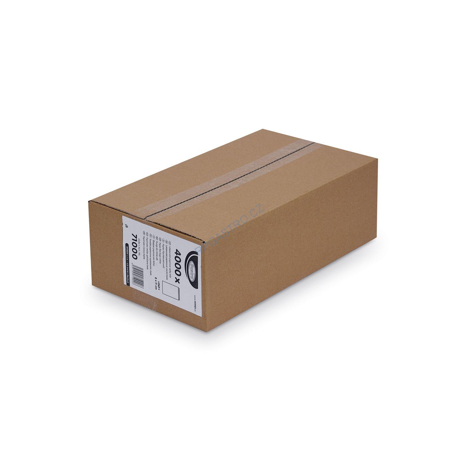 Lékárenské papírové sáčky bílé 8 x 11 cm [4000 ks] (71000)