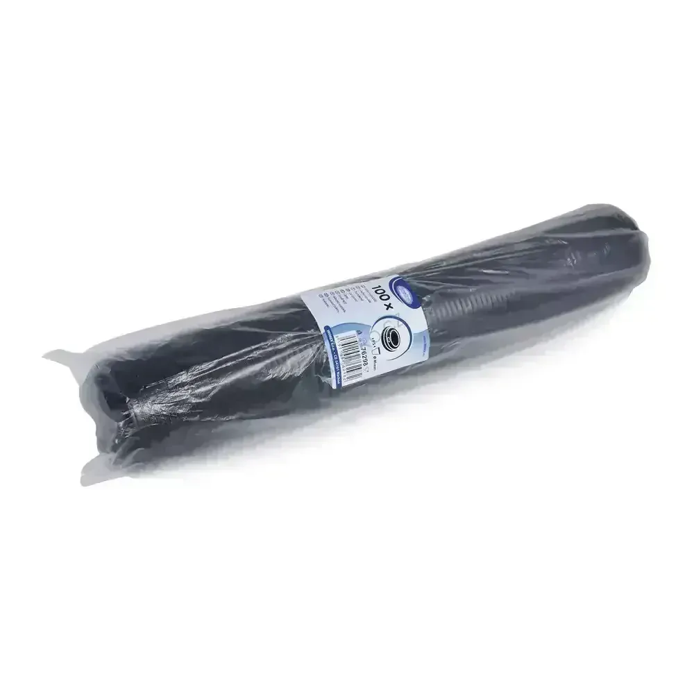 Víčko vypouklé černé pro kelímky Ø 80 mm [100 ks] (76298-1N, CH2N)