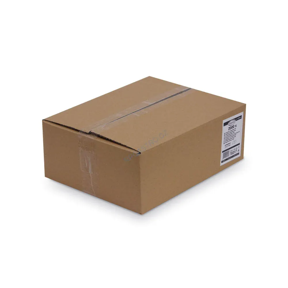 Ubrousky do zásobníku 1-vrstvé 17 x 17 cm bílé [2000 ks] (70317-  P13N, E17N)