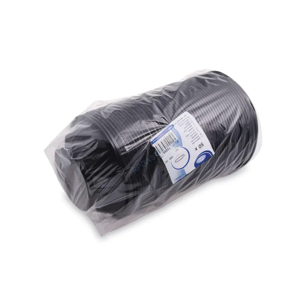 Salátová miska černá 500 ml (PET) [50 ks] (74358)