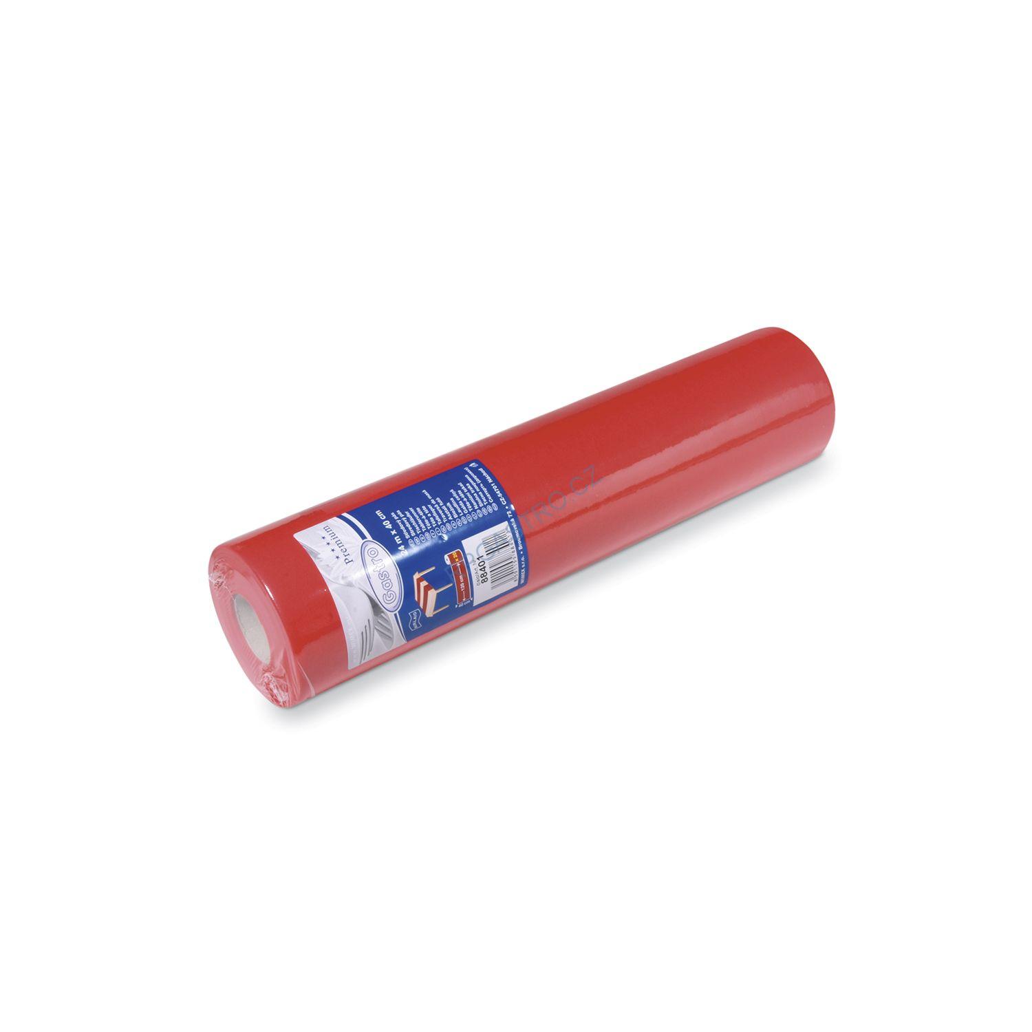 Středový pás PREMIUM na stoly perforovaný 24 x 0,40 m červený [1 ks] (88401)