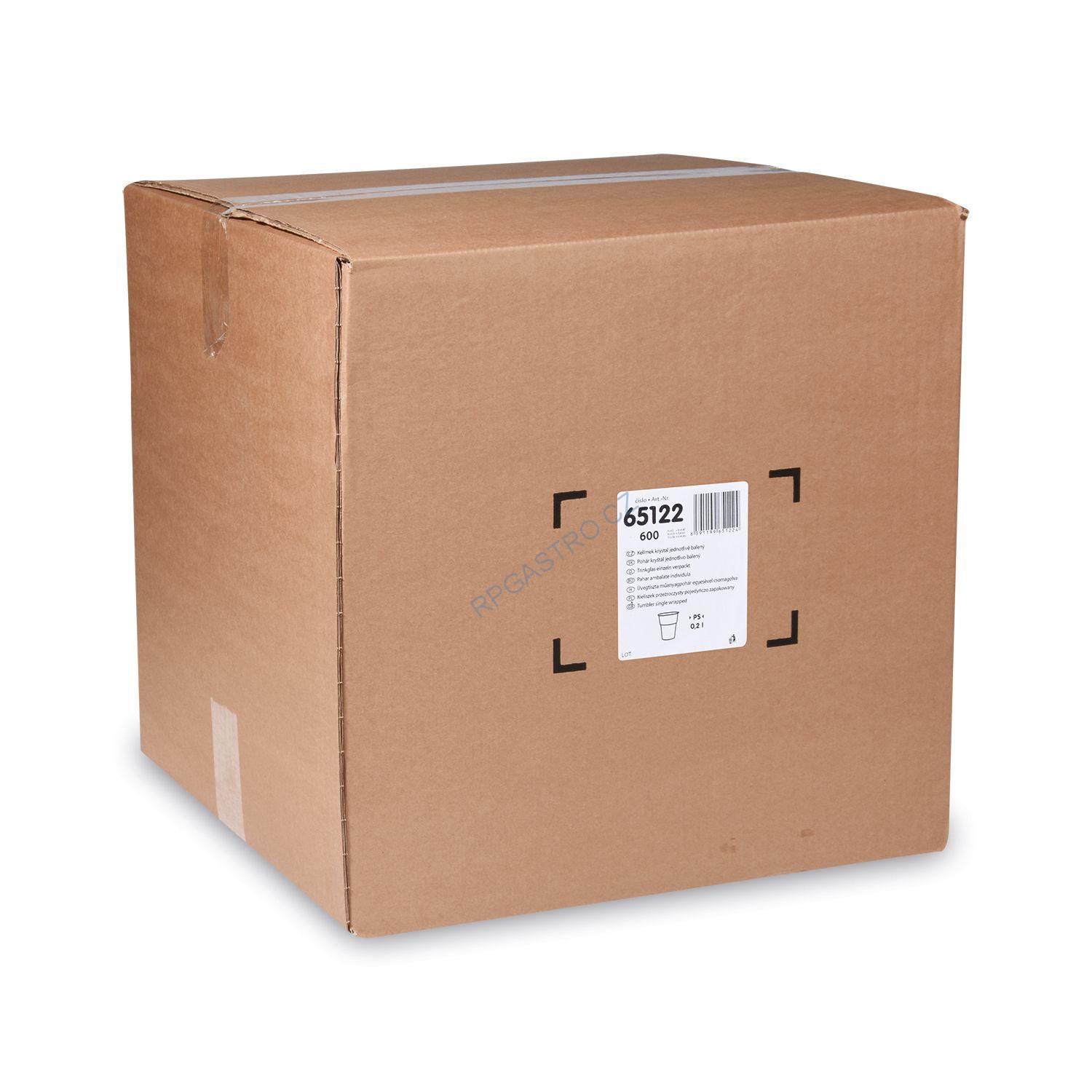 Kelímek krystal 0,2 l jednotlivě balený [600 ks] (65122)