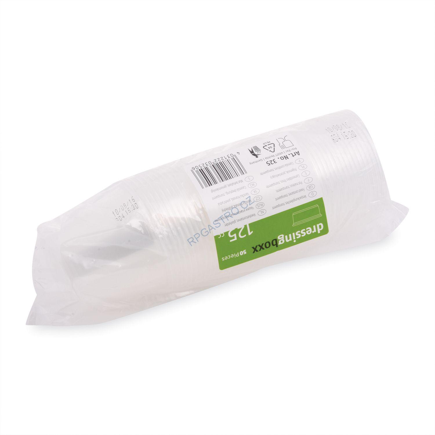 Dressingová miska průhledná 125 ml (PP) [50 ks] (74812 - 4C)