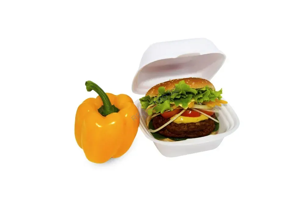 NEPOSÍLÁME - Box na hamburger bílý 145 x 133 x 75 mm [125 ks] Pouze osobní odběr E16N(75506)