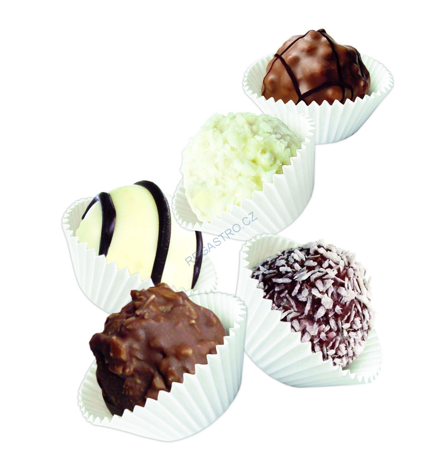 Cukrářské košíčky bílé Ø 25 x 18 mm [200 ks] (65525)