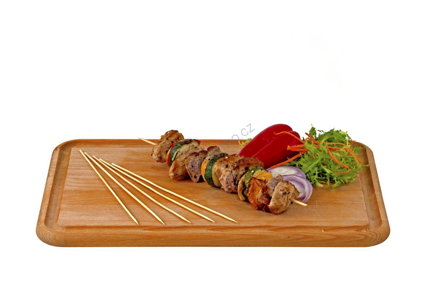 Bambusové špejle hrocené 25 cm, Ø 3 mm [200 ks] (66705 - 6A)