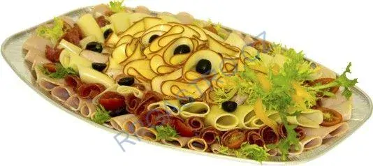 Podnos oválný ALU 44,5 x 29,5 cm [5 ks] (65045)