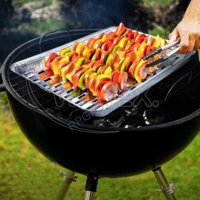 Tác na gril hranatý ALU 34 x 22 cm [100 ks] (79075)