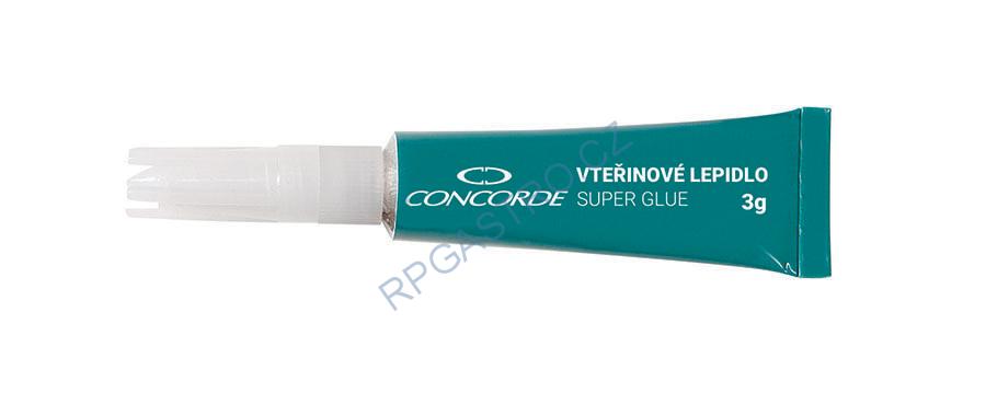 Vteřinové lepidlo CONCORDE, 3g, blistr -  (A65452 - CH1D)
