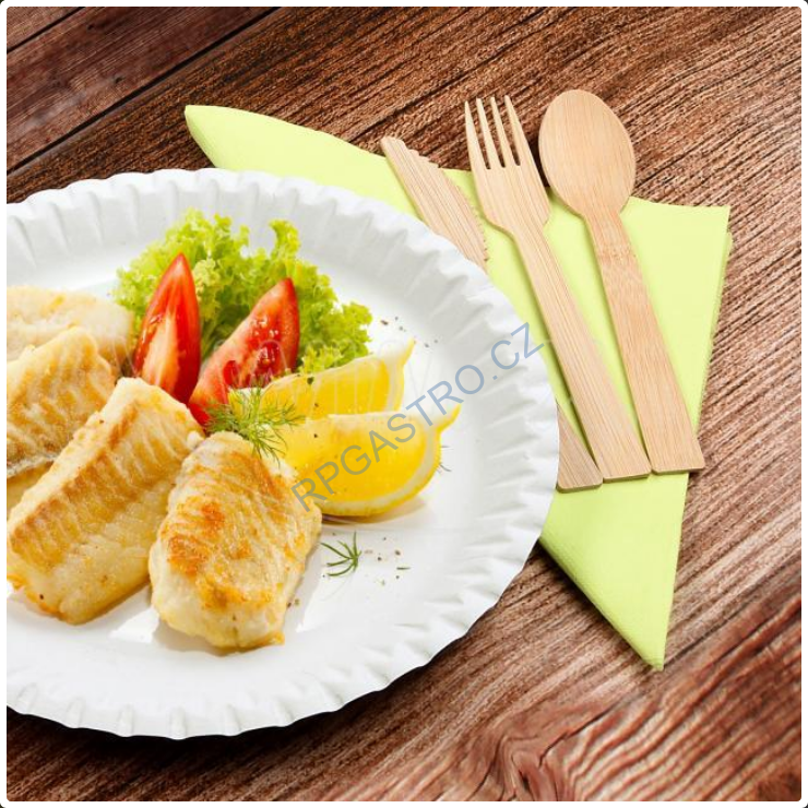 Vidlička bambusová (100 % FSC) 17 cm [100 ks] (66507)