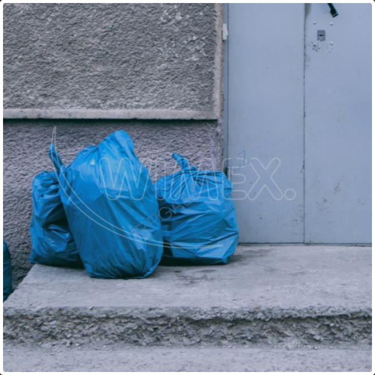 Pytle na odpadky 120 l modré 70 x 110 cm (Typ 80) [15 ks] (69797)