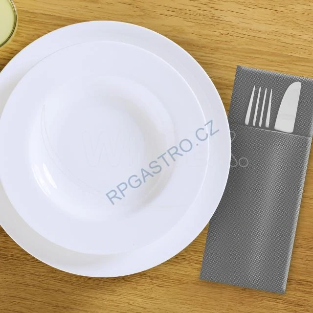 Ubrousky CutleryStar PREMIUM šedé 32 x 40 cm [50 ks] (89025)