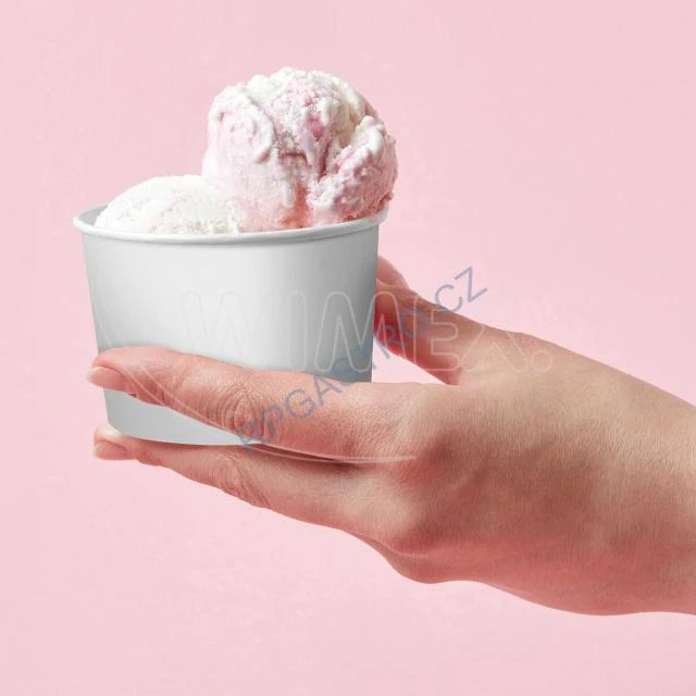 Papírové misky (PAP/PE) bílé Ø 90mm 250ml  [50 ks] (79925)