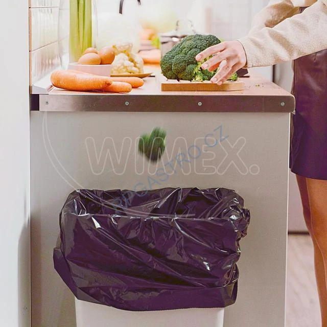 Sáčky do koše multipack (LDPE) silný černý 60 x 70 cm 60L [20 x 25 ks] (94660)