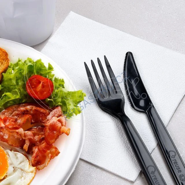 Ubrousky 1-vrstvé 33 x 33 cm bílé (PAP - FSC Mix) [500 ks] (70531)