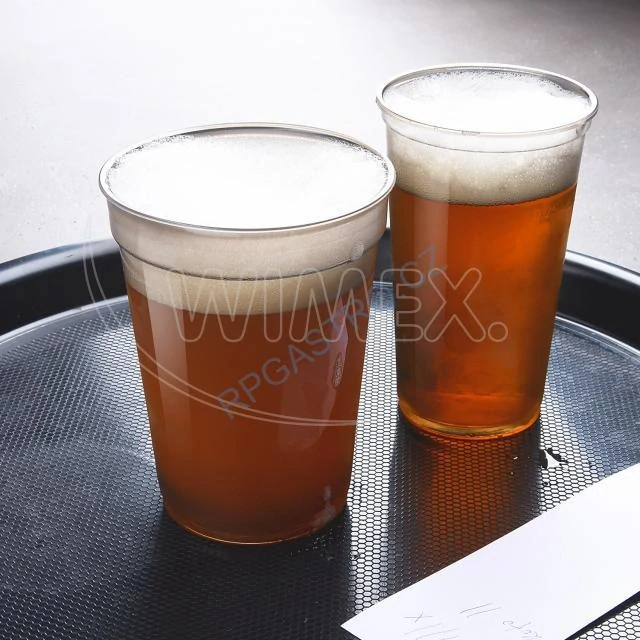 Kelímek vratný 0,4 l Reware Cheers, kouřový (PP) průměr 95mm [25 ks] (PP751)