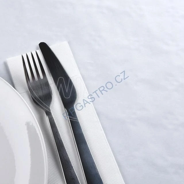 NEPOSÍLÁME - Papírový ubrus rolovaný 8 x 1,2 m bílý [1 ks] Nezasíláme, pouze osobní odběr (70013 - P1)