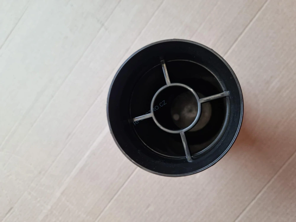 Váza na hrob Rovná se závažím 21,6 cm, černá, 1 ks