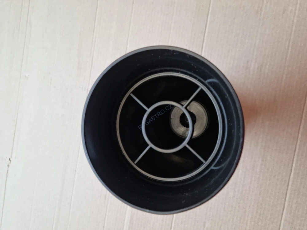 Váza na hrob se závažím Kalich 23,4 cm - černá