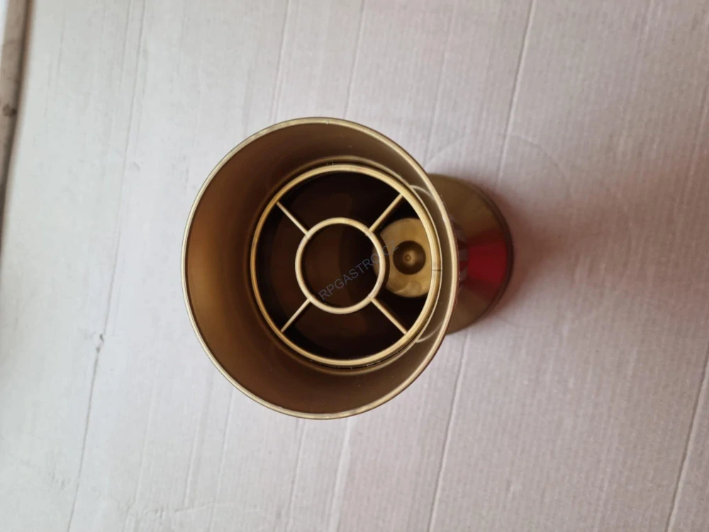 Váza na hrob se závažím Kalich 23,4 cm - zlatá