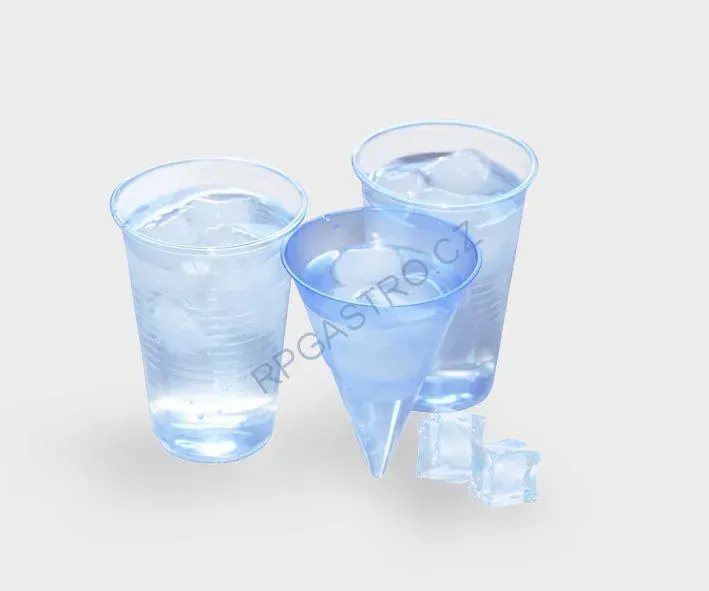 Kelímek plastový BLUE CONE 115 ml -PP- (Ø 70 mm) [1000 ks] (73219)