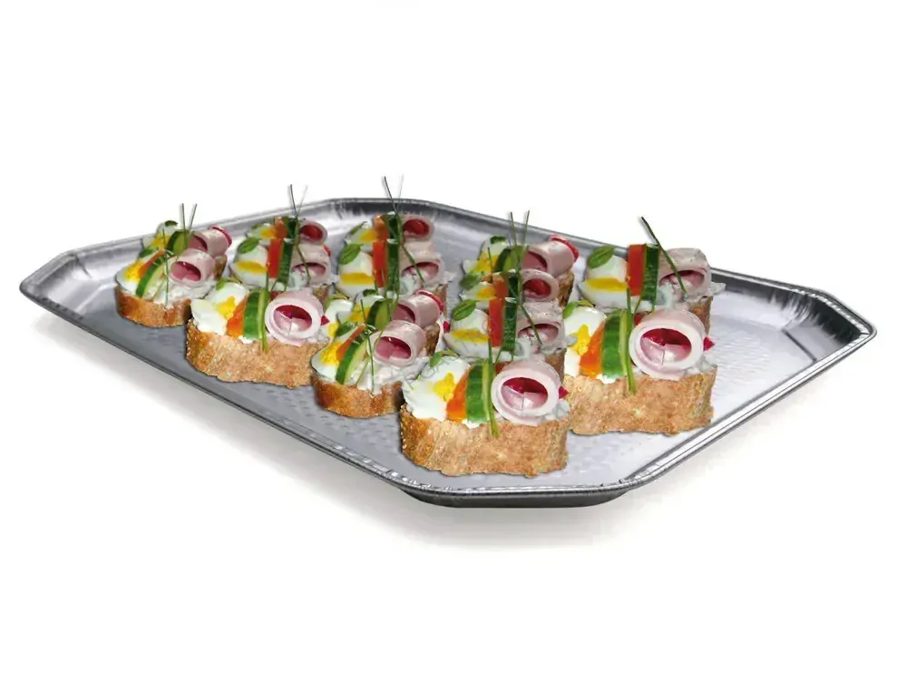 Podnos hranatý ALU 37,5 x 28 cm [5 ks] (65037 - CH11N)