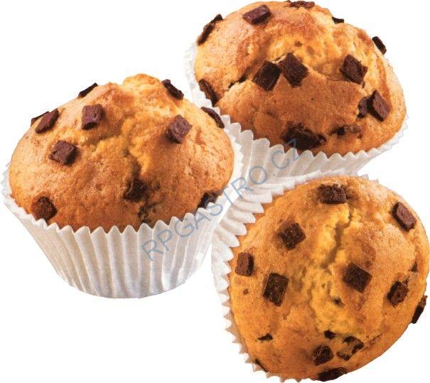 Cukrářské košíčky na muffiny bílé Ø 50 x 30 mm [100 ks] (65550 - 4A)