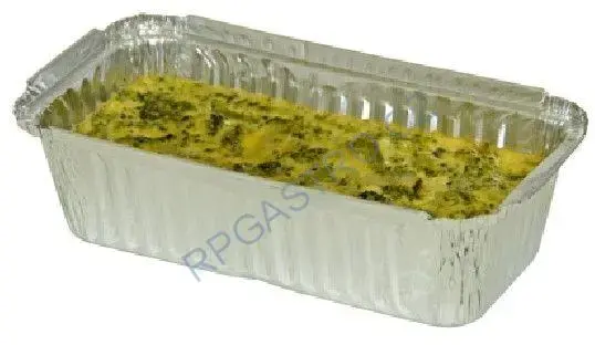 Miska hranatá ALU 900 ml včetně víčka [5 ks] (65094)