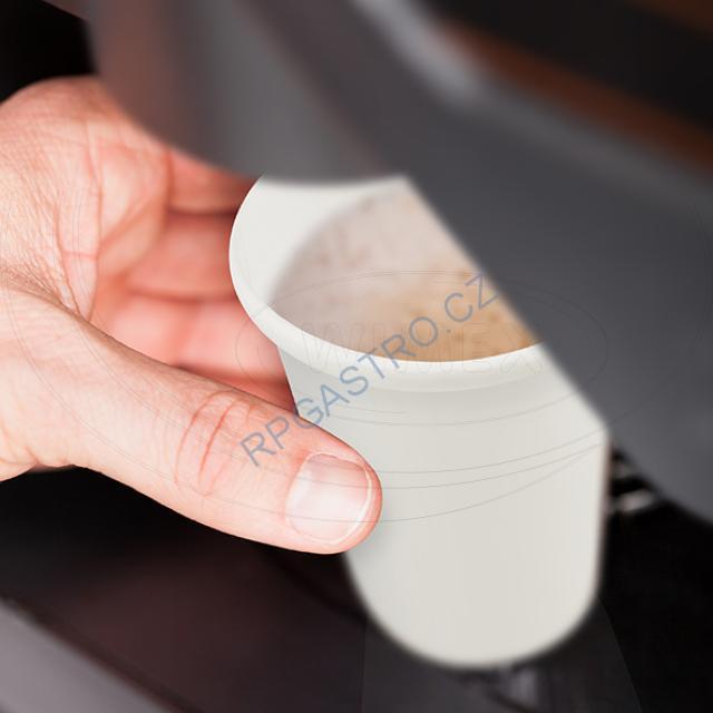 Papírový automatový kelímek bílý 0,18 l (Ø 70 mm) [90 ks] (76202)